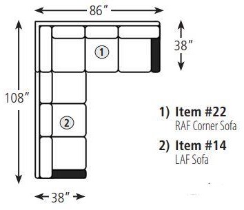 Vernon modular clearance l sectional